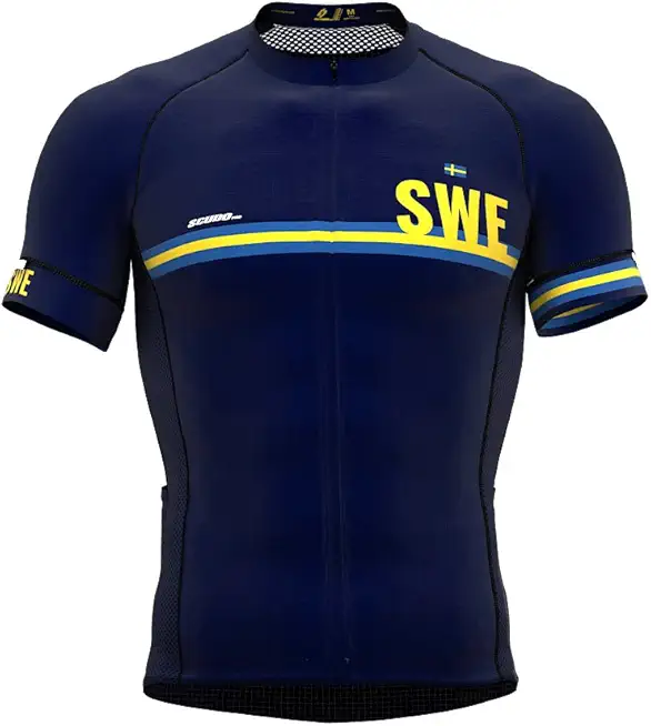Sweden Code Short Sleeve Cycling PRO Jersey for Men