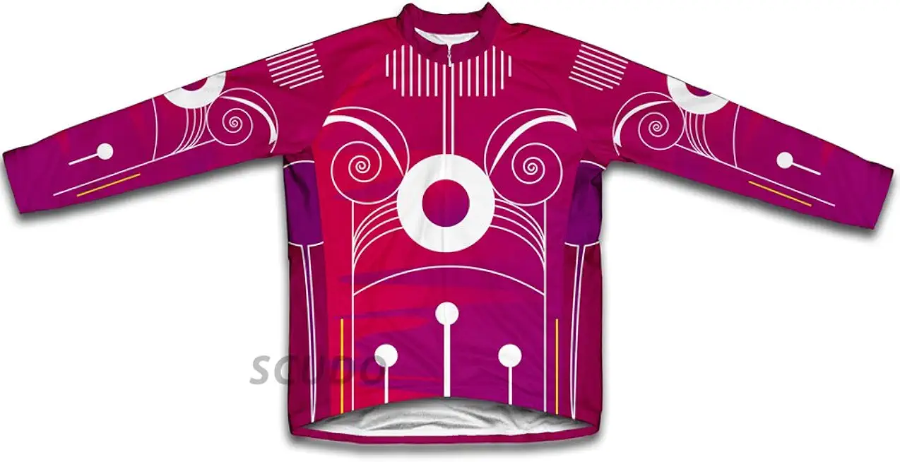 ScudoPro Techno Berry Winter Thermal Cycling Jersey for Women