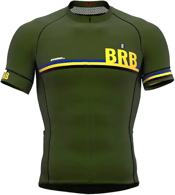 Barbados Code Short Sleeve Cycling PRO Jersey for Men