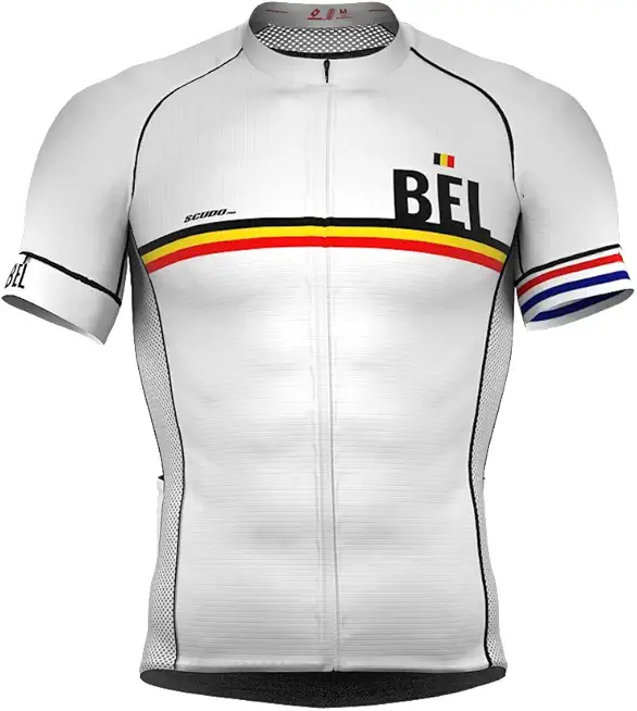 Belgium Code Short Sleeve Cycling PRO Jersey for Men