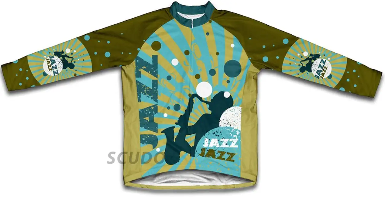 ScudoPro Darb Jazz Winter Thermal Cycling Jersey for Men