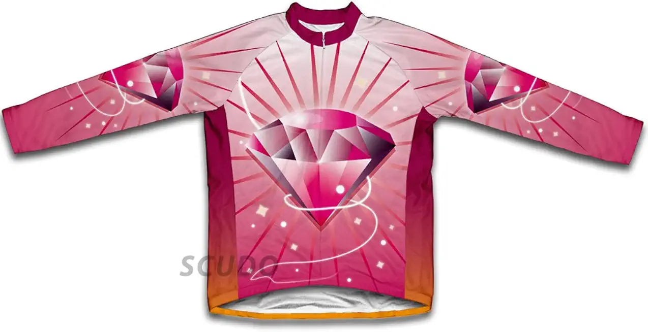 ScudoPro The Pink Panther Winter Thermal Cycling Jersey for Men