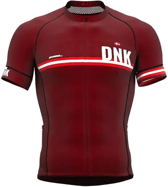 Denmark Code Short Sleeve Cycling PRO Jersey for Women