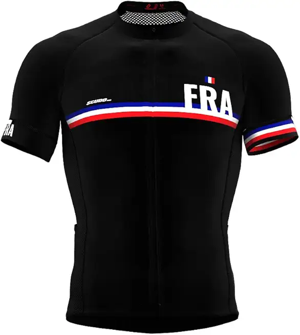 France Code Short Sleeve Cycling PRO Jersey for Men