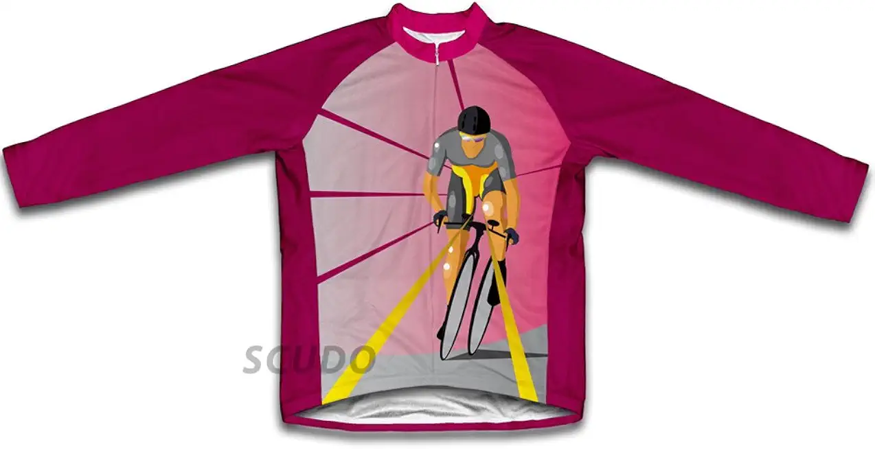 ScudoPro Biker Rays Winter Thermal Cycling Jersey for Women