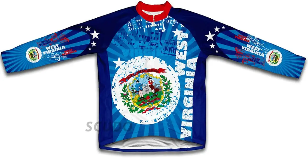 ScudoPro West Virginia Winter Thermal Cycling Jersey for Women