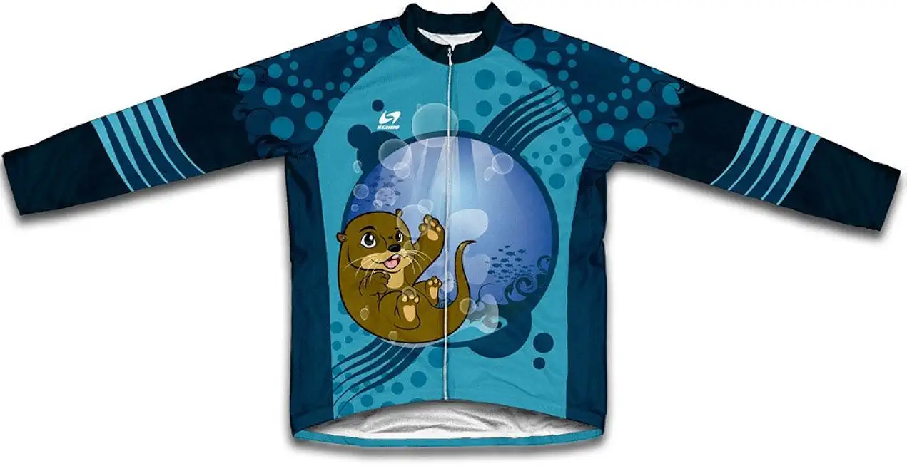 ScudoPro Underwater Baby Otter Winter Thermal Cycling Jersey for Women