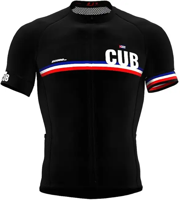 Cuba Code Short Sleeve Cycling PRO Jersey for Men