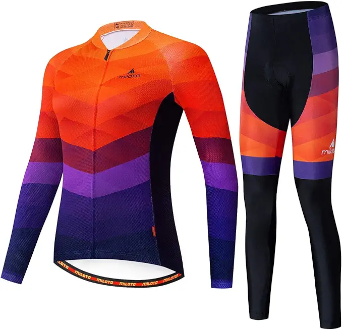 Cycling Long Sleeve Shirts Women Team Bike Tops Biking Jerseys Bicycle Jacket Clothing