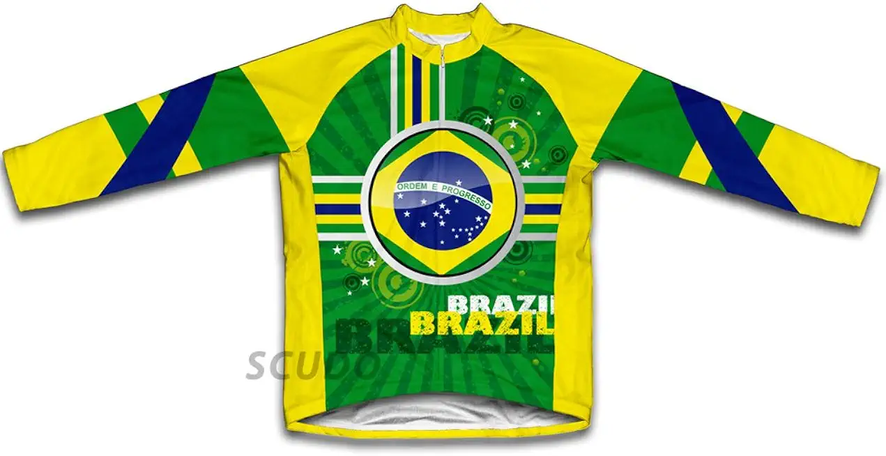 ScudoPro Brazil Winter Thermal Cycling Jersey for Women