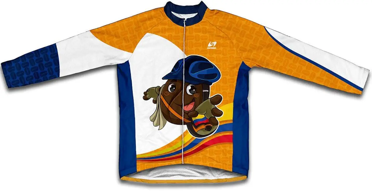 ScudoPro Colombian Coffee Winter Thermal Cycling Jersey for Women