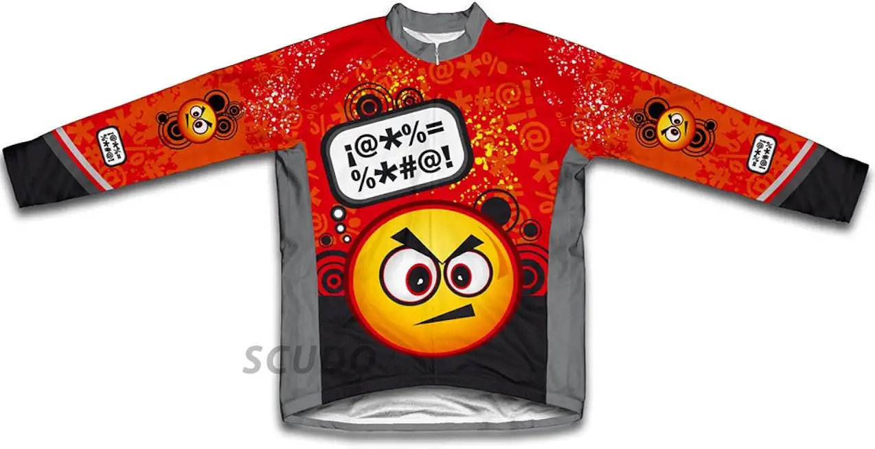 ScudoPro Angry Thinker Winter Thermal Cycling Jersey for Women