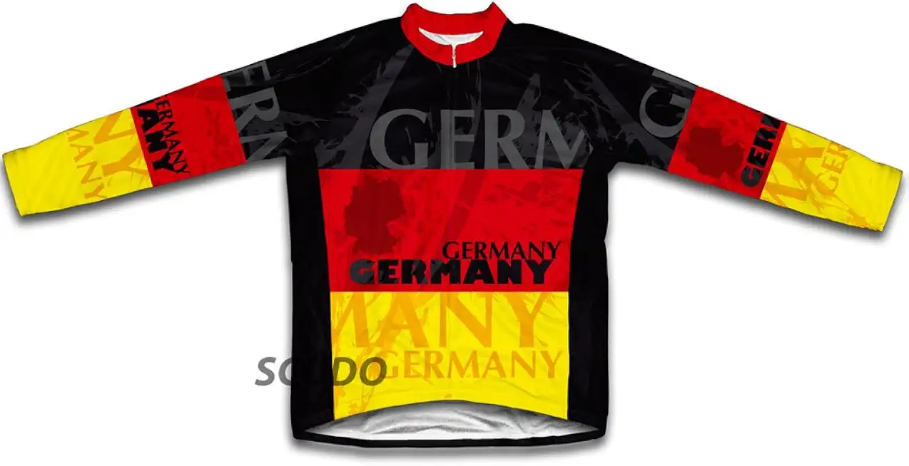 ScudoPro Germany Winter Thermal Cycling Jersey for Men