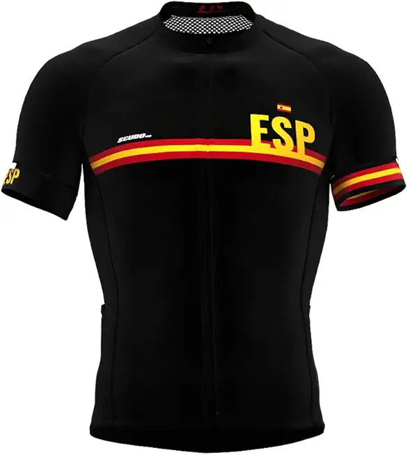 Spain Code Short Sleeve Cycling PRO Jersey for Men
