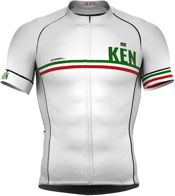Kenya Code Short Sleeve Cycling PRO Jersey for Men