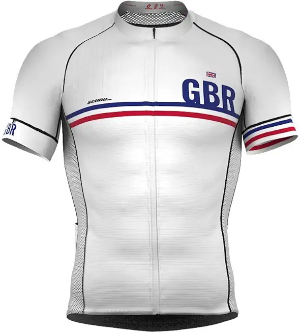 United Kingdom Code Short Sleeve Cycling PRO Jersey for Men