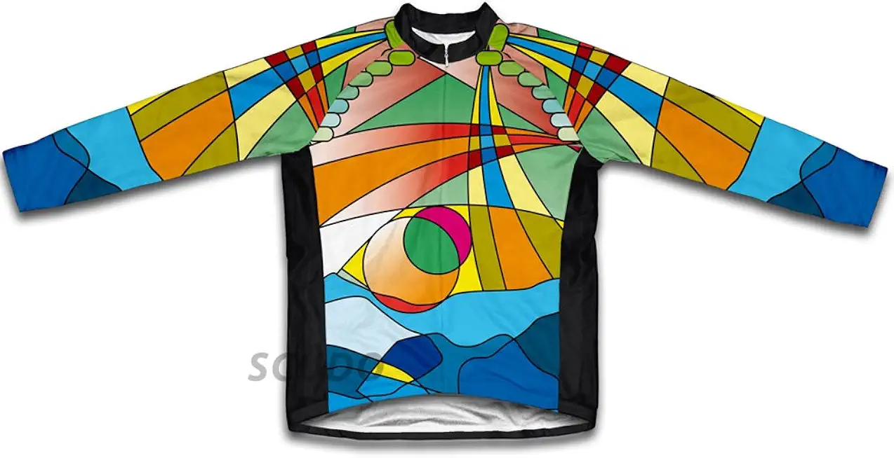 ScudoPro Mosaic Winter Thermal Cycling Jersey for Women