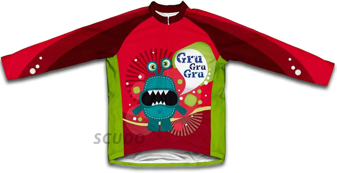 ScudoPro Google Eyes Winter Thermal Cycling Jersey for Women