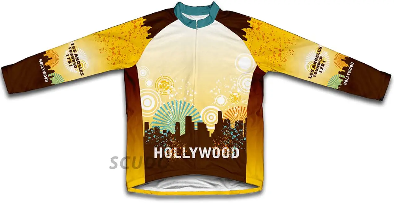 ScudoPro LA Sparkle Winter Thermal Cycling Jersey for Women