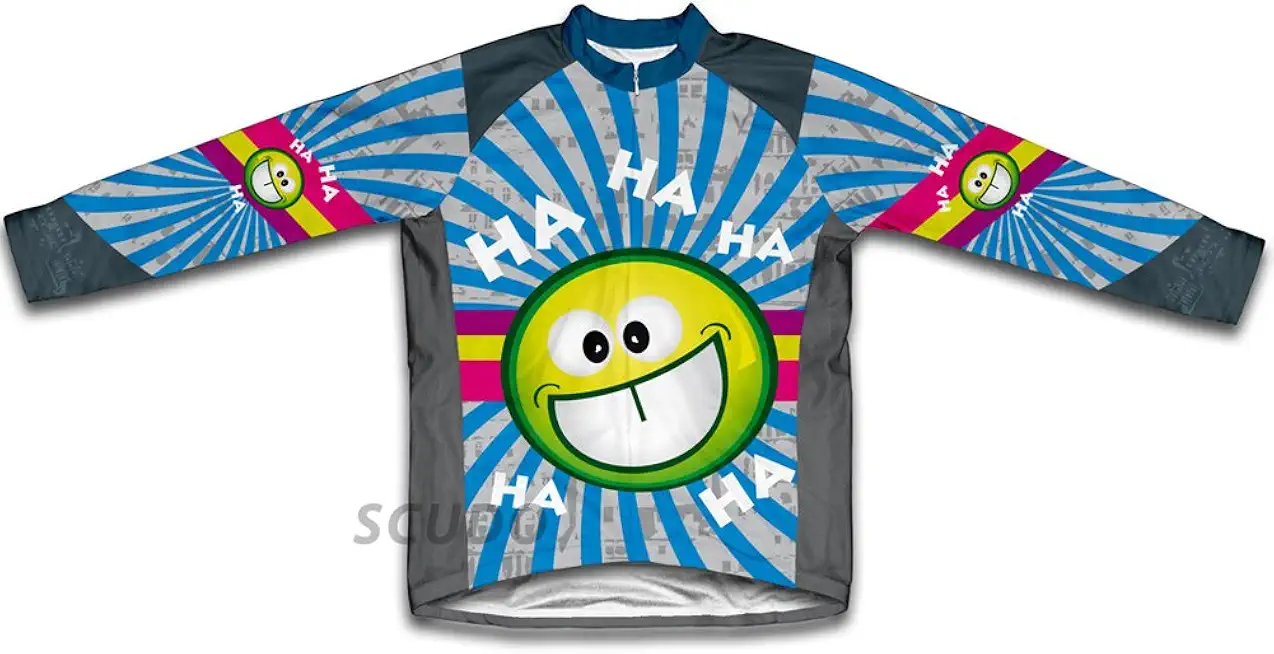 ScudoPro Crazy Laughter Winter Thermal Cycling Jersey for Women