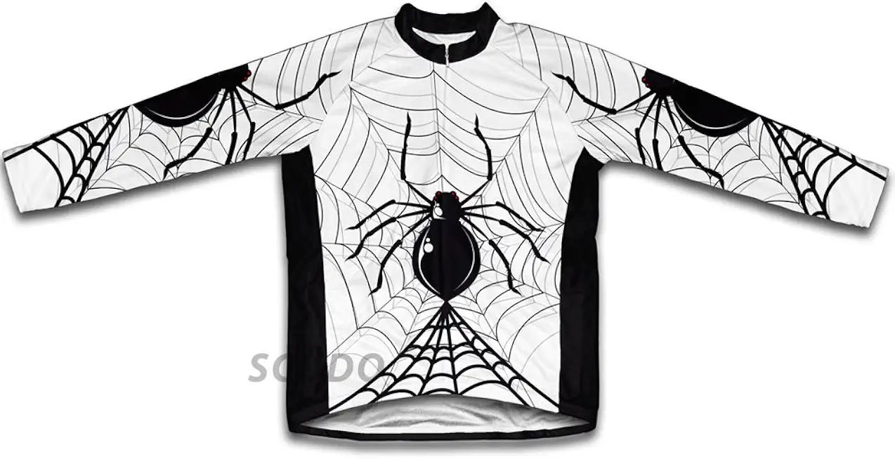 ScudoPro Half Night Spider Winter Thermal Cycling Jersey for Men