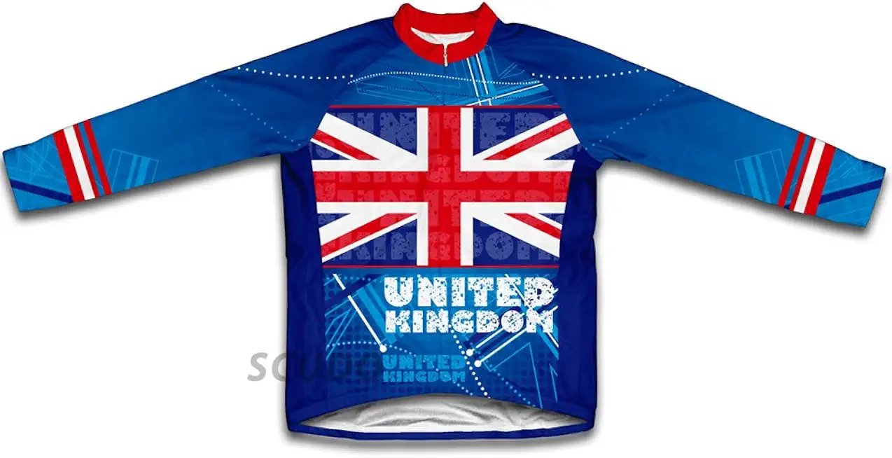 ScudoPro United Kingdom Winter Thermal Cycling Jersey for Women