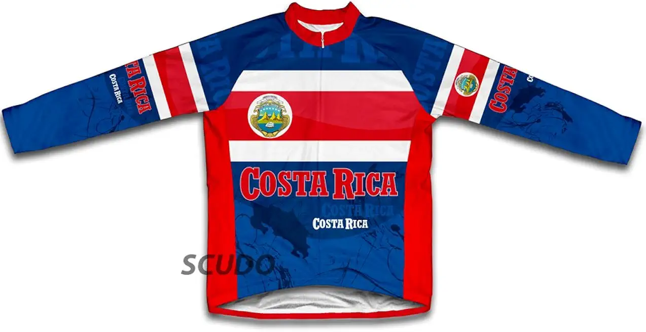ScudoPro Costa Rica Winter Thermal Cycling Jersey for Women