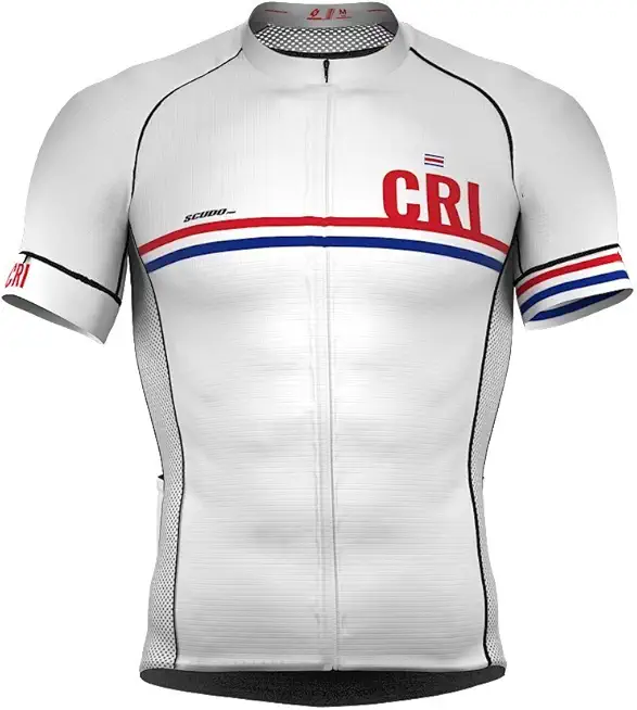 Costa Rica Code Short Sleeve Cycling PRO Jersey for Men