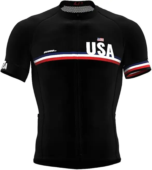 United States Code Short Sleeve Cycling PRO Jersey for Men