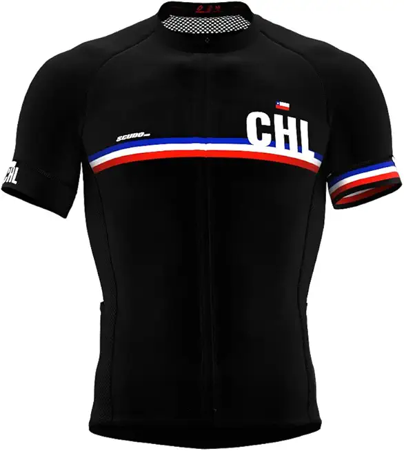 Chile Code Short Sleeve Cycling PRO Jersey for Men