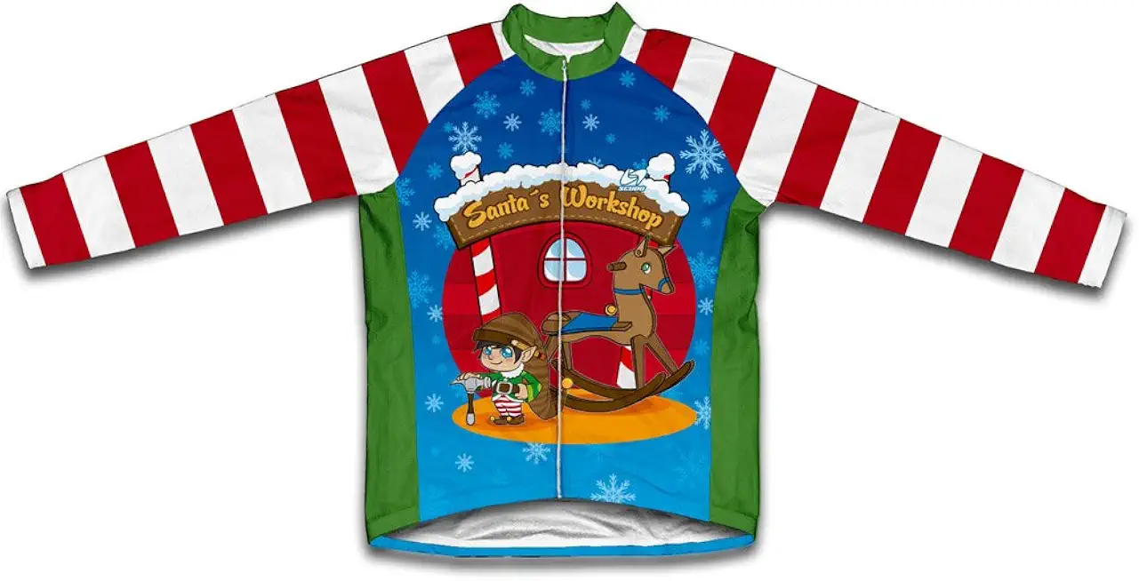 ScudoPro Santas Workshop Winter Thermal Cycling Jersey for Women