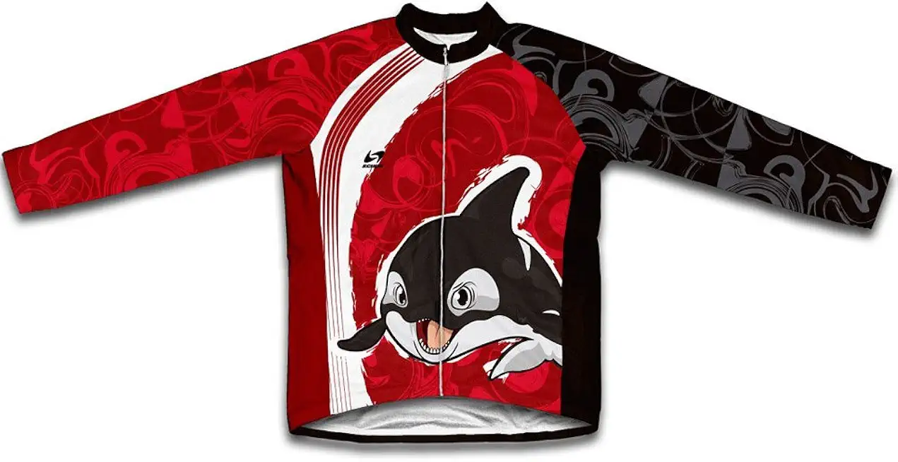 ScudoPro Killer Whale Winter Thermal Cycling Jersey for Women