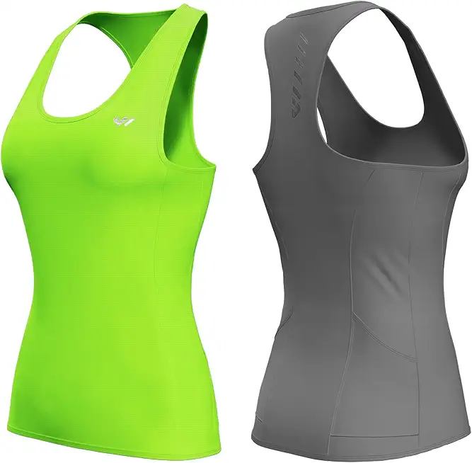 Wulibike 3pcs Sleeveless Cycling Jersey Women Running Shirts Vest Bike top Summer Biking Tank