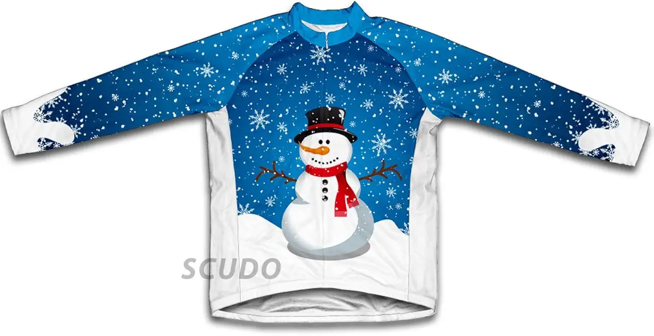 ScudoPro Mr. Snowy Winter Thermal Cycling Jersey for Women