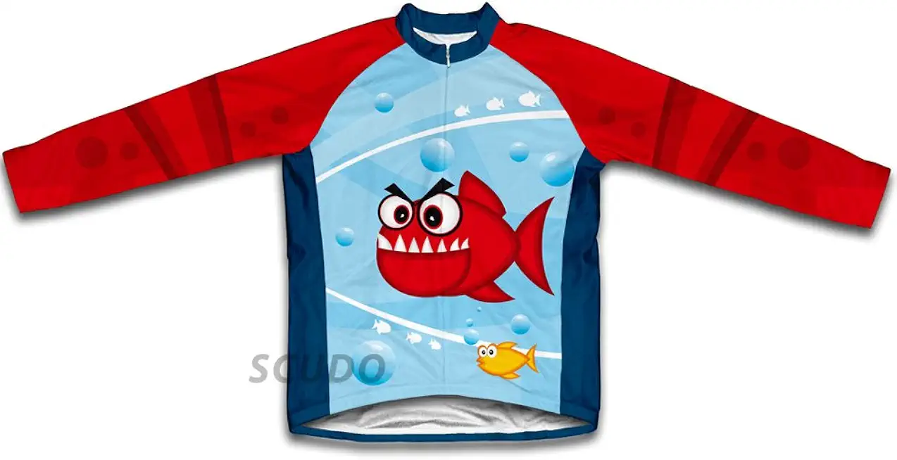 ScudoPro Friendly Teeth Winter Thermal Cycling Jersey for Women