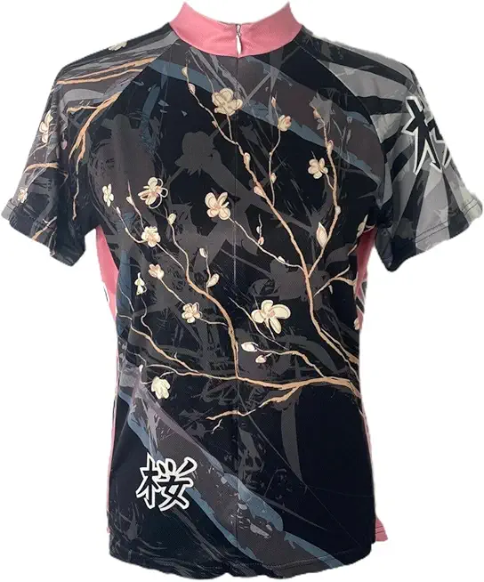 Primal Wear Women's Sakura Cycling Jersey (X-Small) Black