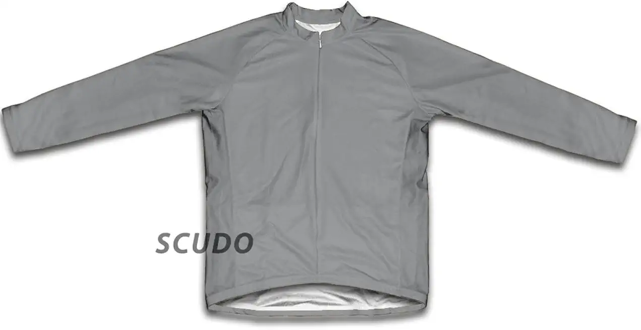 ScudoPro Gray Winter Thermal Cycling Jersey for Women