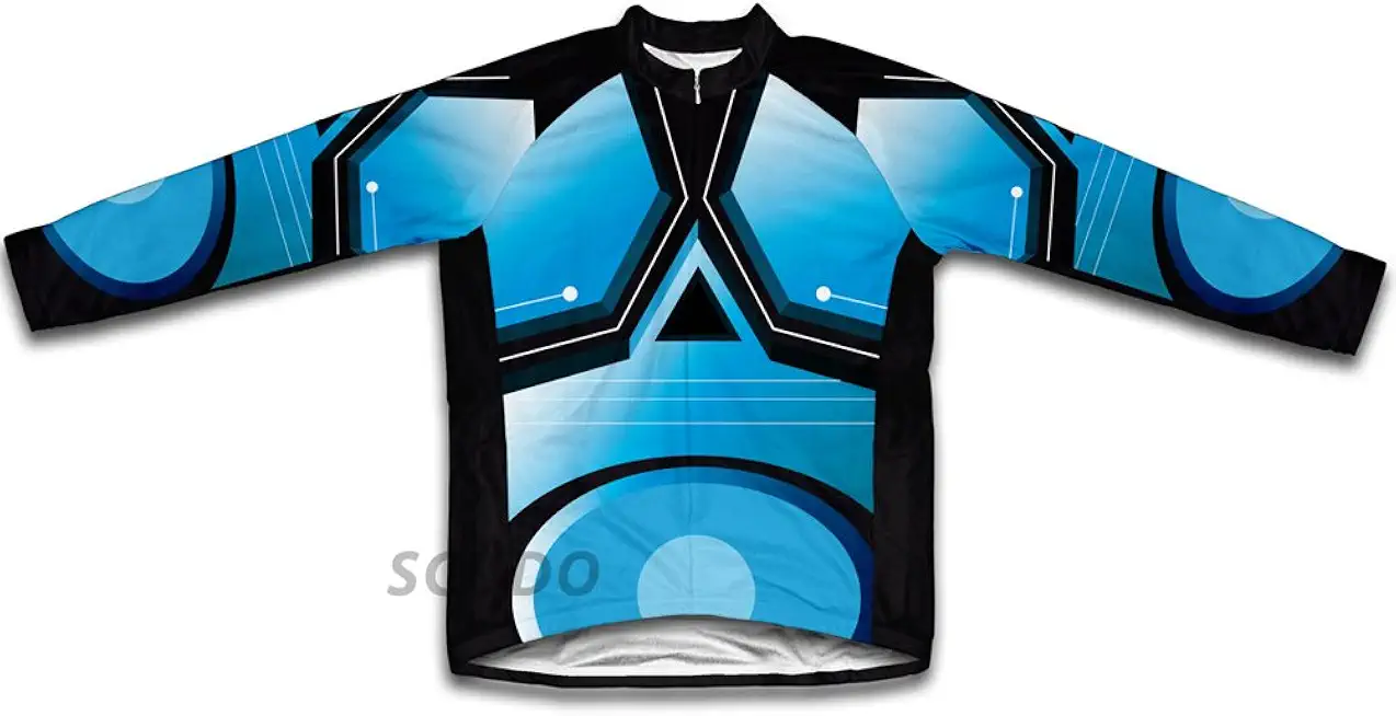 ScudoPro Blue Trace Winter Thermal Cycling Jersey for Women