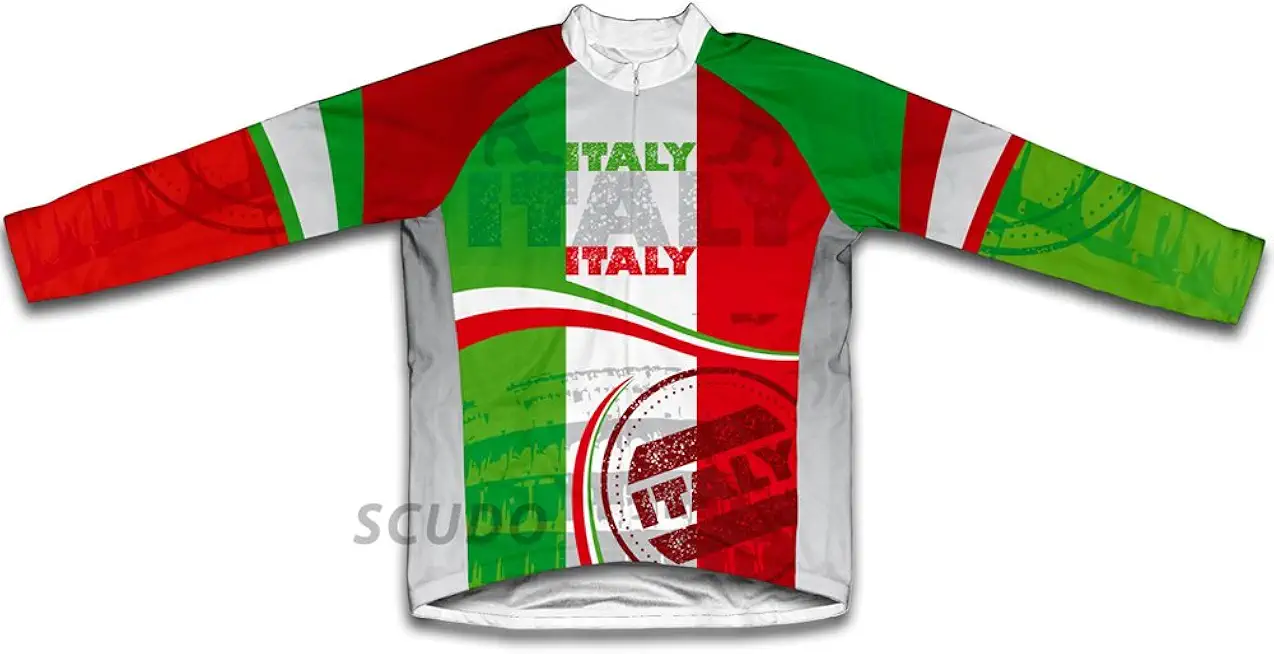 ScudoPro Italy Winter Thermal Cycling Jersey for Men
