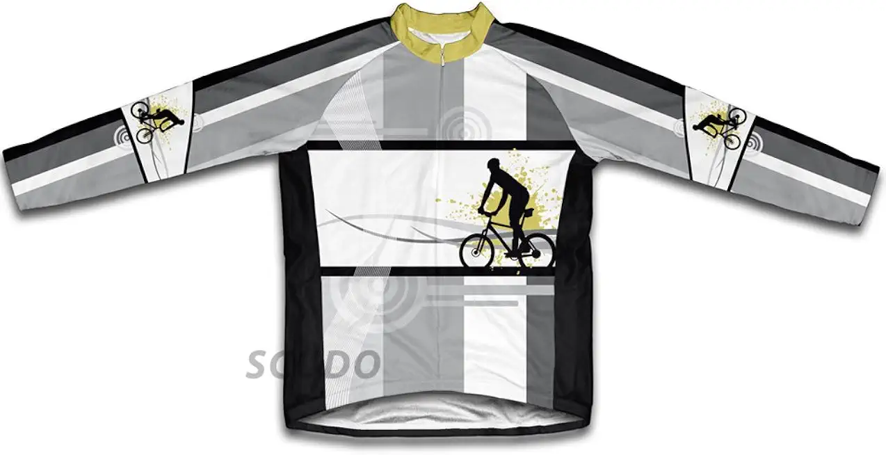 ScudoPro Biker Line Winter Thermal Cycling Jersey for Men