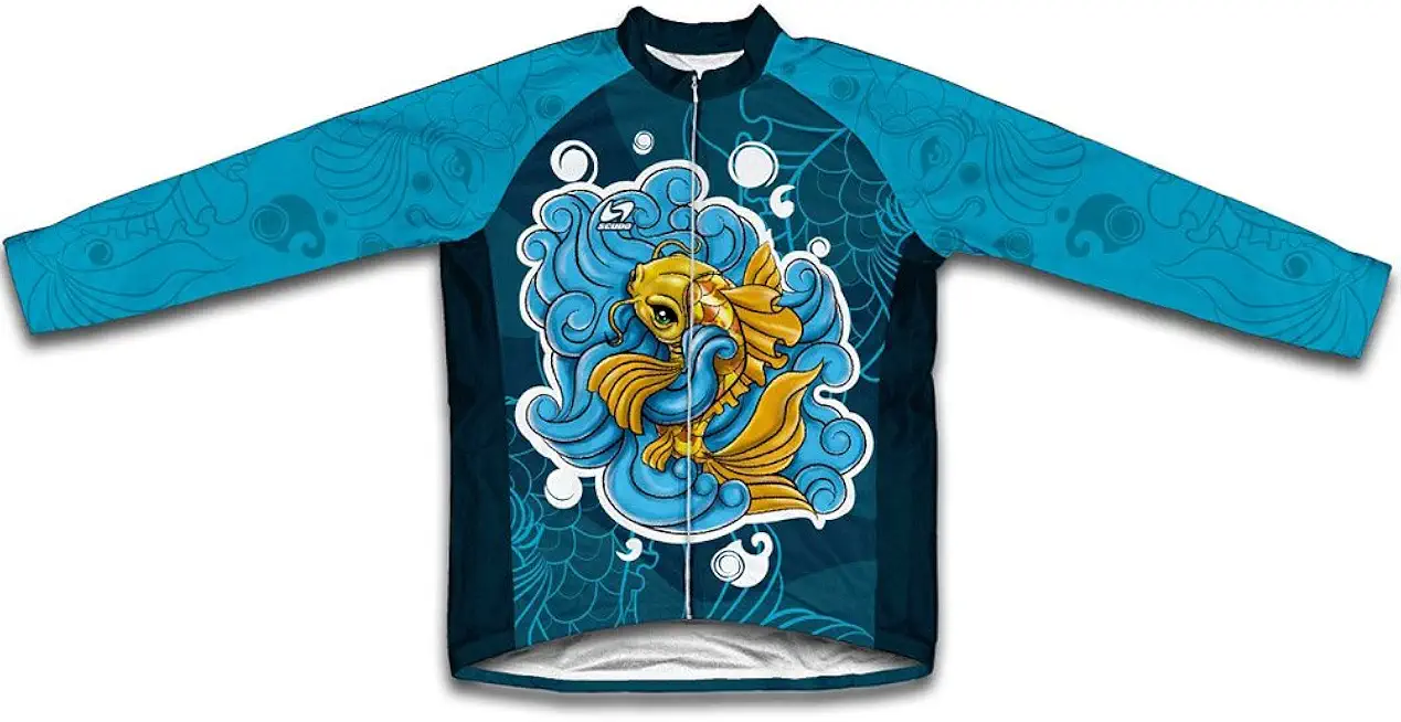 ScudoPro Doitsu Ogon Koi Winter Thermal Cycling Jersey for Women