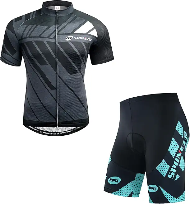 Men's Bike Jersey Cyclist Tops Bicycle Shirt Cycling Short Padded Men Road Bike Tights US L