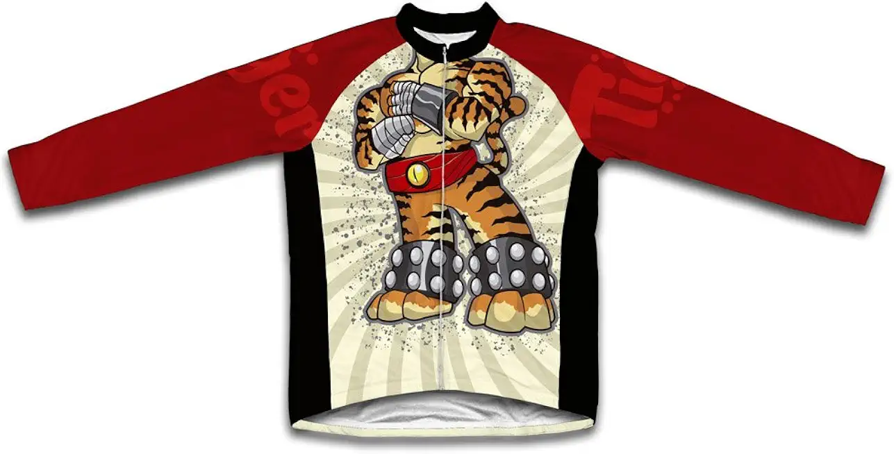 ScudoPro Tiger Warrior Winter Thermal Cycling Jersey for Women