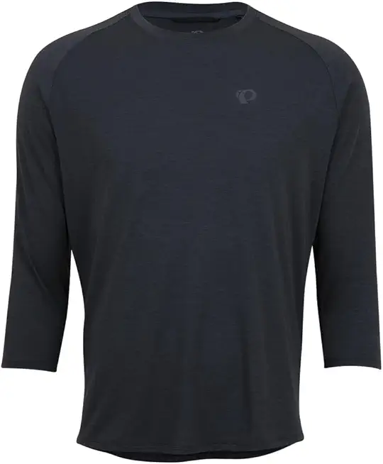 PEARL IZUMI Men's Canyon Merino 3/4 Sleeve Jersey, Moisture-Wicking Short Sleeve Bike Jersey, Standard Fit for Cycling