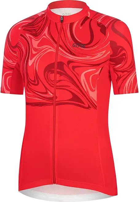 GORE WEAR Women's Paint Jersey, Gore Selected Fabrics, XS, Hibiscus Pink