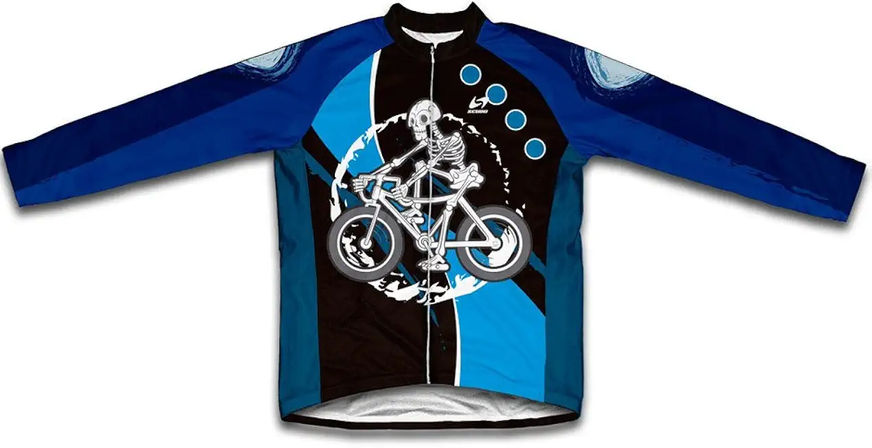 ScudoPro Skeleton Biker Winter Thermal Cycling Jersey for Women