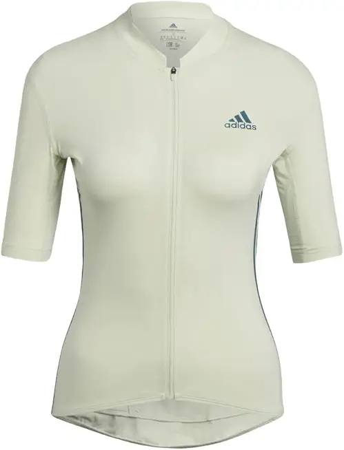 adidas The Short Sleeve Cycling Jersey Women's, Green, Size S