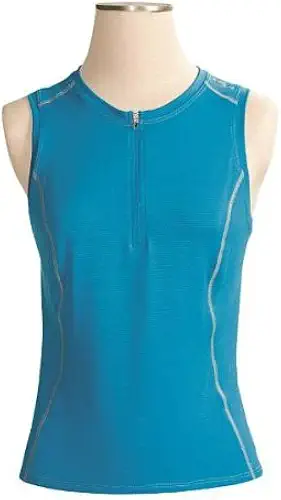 Shebeest S-Cut X-Static(R) Cycling Jersey - Zip Neck, Sleeveless (For Women)