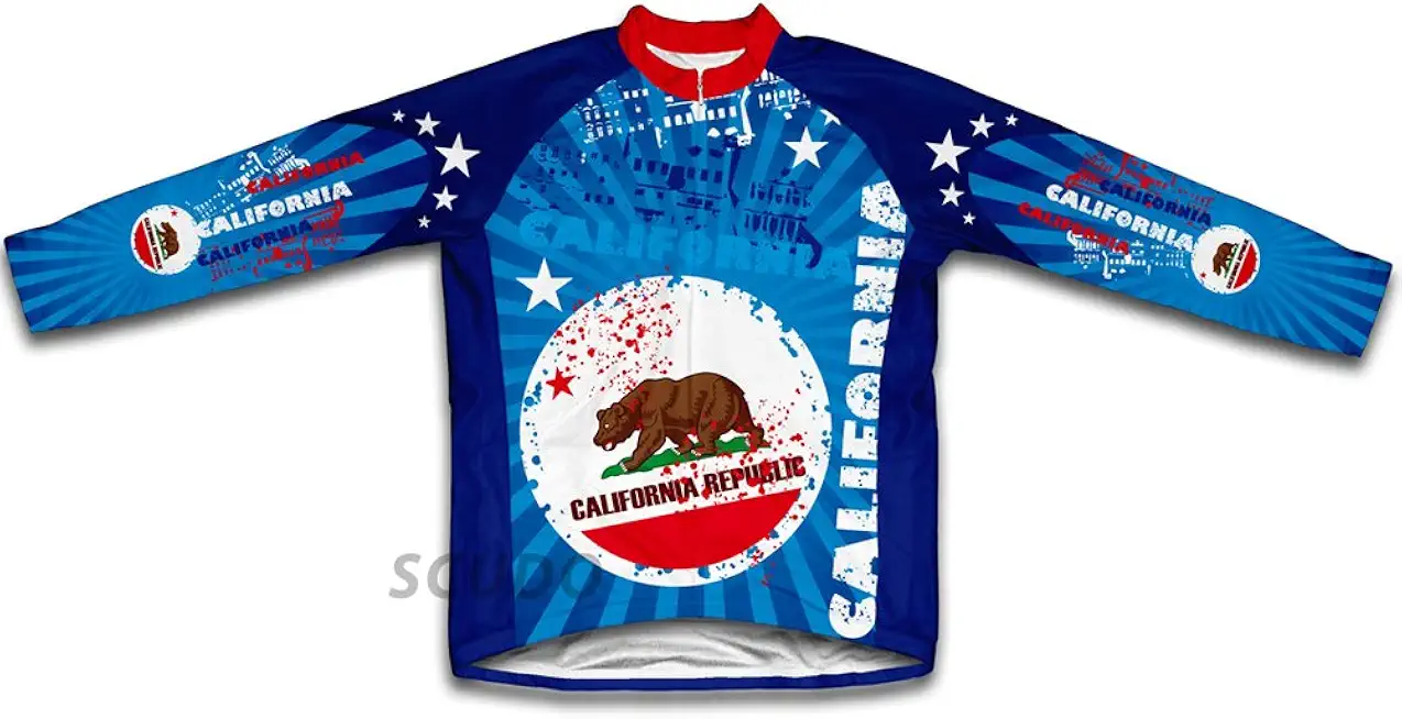 ScudoPro California Winter Thermal Cycling Jersey for Men
