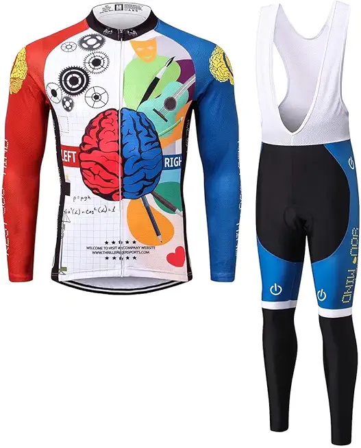 Thriller Rider Sports Mens Rest Your Mind Outdoor Sports Mountain Bike Short Sleeve Cycling Jersey